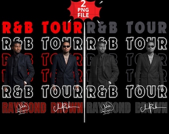 Raymond & Brown Tour 2026, Usher x Chris Brown Tshirt Design ( Digital Download)