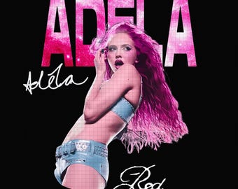 Concierto de la gira Red Bottoms de Adela en formato PNG (descarga digital)