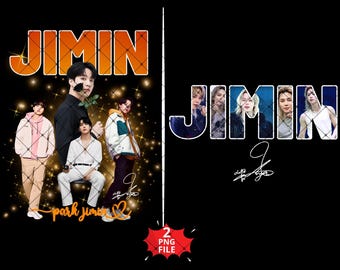 Jimin PNG Art, Park Jimin TShirt Design (Digital Download)