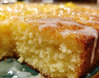Rezept für feuchten Zitronenkuchen | Leicht | Druckbare PDF | Selbstgemacht | Sofort Download