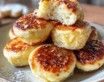 Flauschiges Ricotta-Pfannkuchen-Rezept | Druckbar | Einfaches hausgemachtes Frühstück | Digitaler Download PDF | Sofort Download