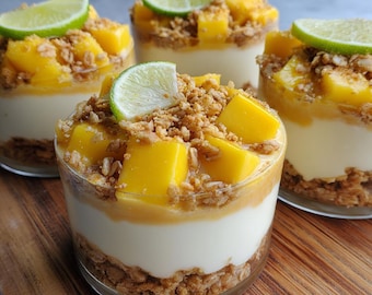 Mango Yogurt Parfait Recipe | Easy Breakfast | Printable PDF | Instant Download | Homemade Delight