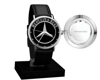 Mercedes Benz Watch, Luxury Stainless Steel Watch, Gift for Men