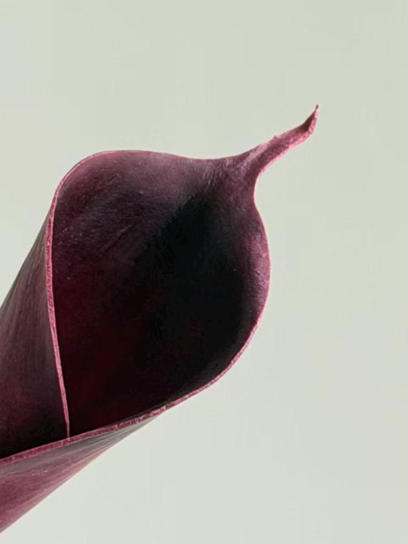 Faux Calla Lily for Bridal Shower, Faux lily of the valley, Calla Lily Bouquets, Wedding Ceremony Aisle Flower for Bride CL01 image 9