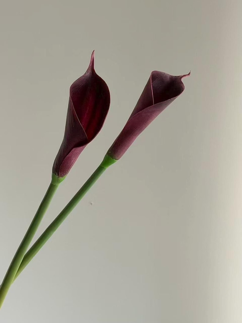 Faux Calla Lily for Bridal Shower, Faux lily of the valley, Calla Lily Bouquets, Wedding Ceremony Aisle Flower for Bride CL01 image 10
