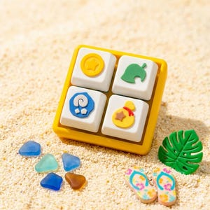 Animal Crossing Themed Fidget Clicker Keychain