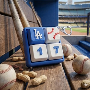 Llavero Fidget Clicker con temática de Shohei Ohtani de los Dodgers de la MLB