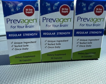 3 cajas de Prevagen Regular Strength, 90 cápsulas en total