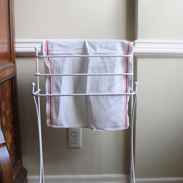 Vintage Standing Towel Rack // Drying Rack // Display Rack // Retro