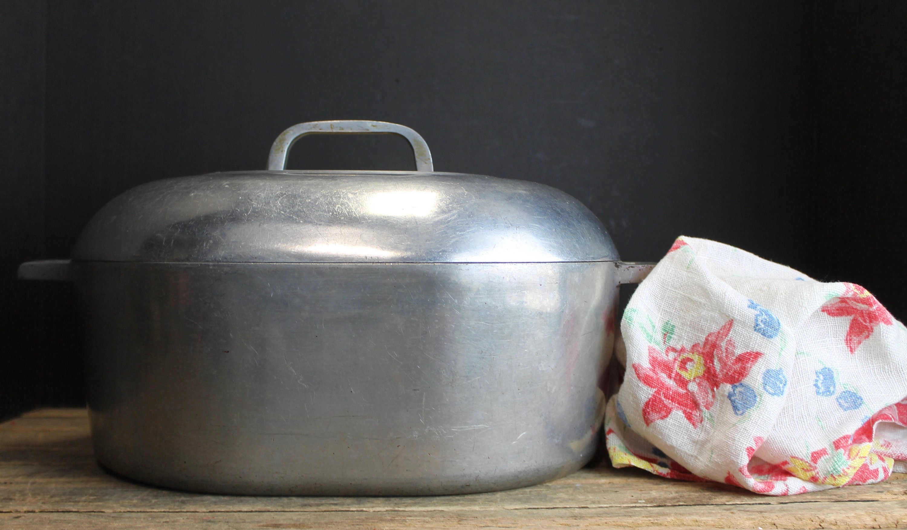 Vintage WAGNER WARE Magnalite 4265-P Cook Roaster Dutch Oven pan pot with  Lid