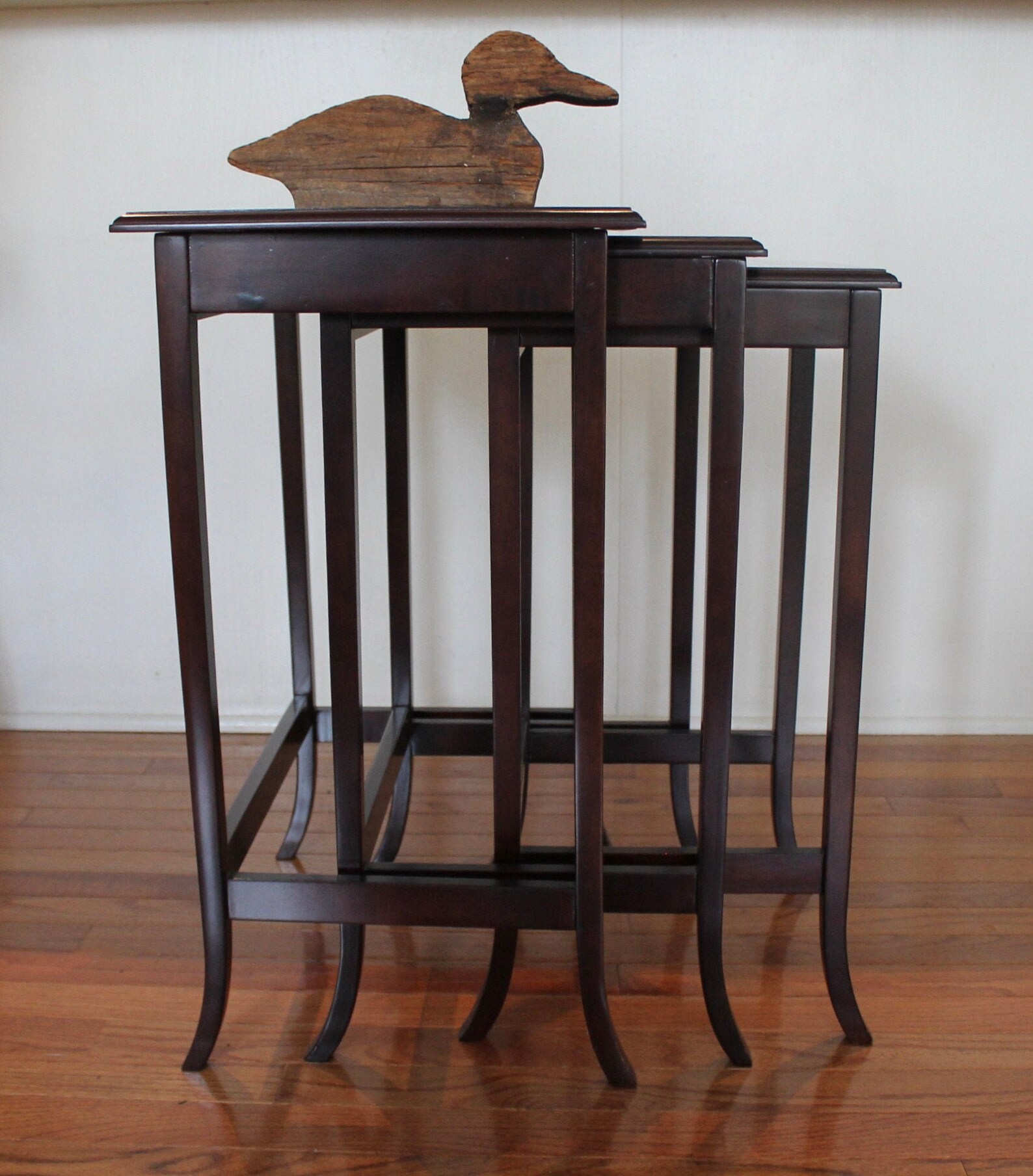 Vintage Bombay Company Nesting Tables // 3 Side Tables Etsy