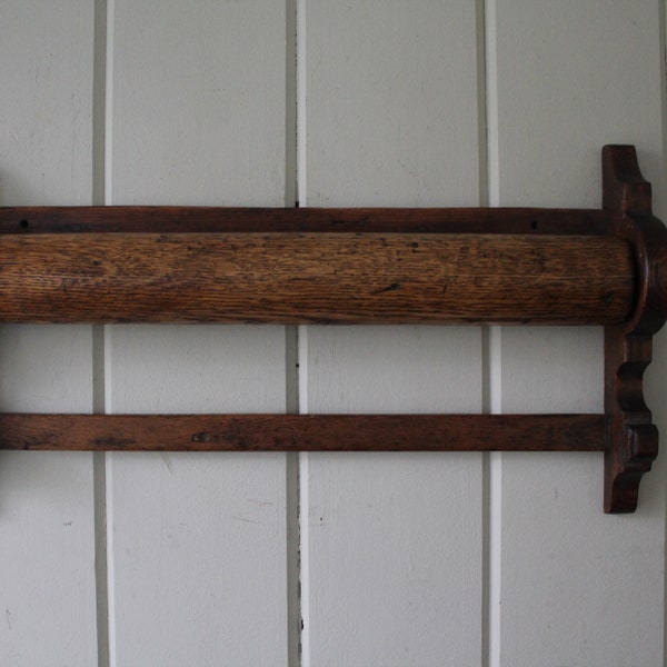 Wood Towel Bar - Etsy