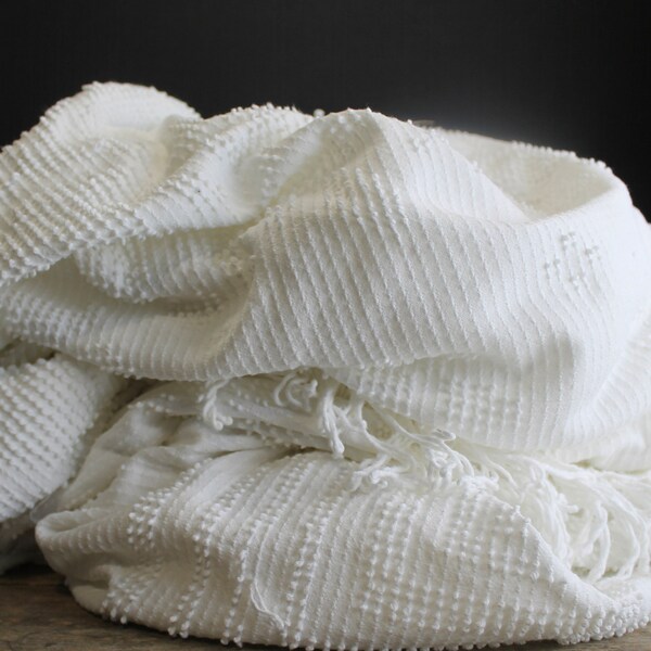 White Bedspread Etsy