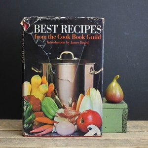 1972 First Edition Best Recipes from the Cook Book Guild  Cookbook  Dust Jacket