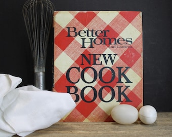 Vintage 1969 Second Edition Better Homes  New Cook Book Binder
