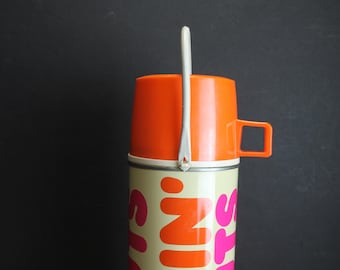 Vintage Silver Thermos Vacuum Bottle Model 2484 Quart Size