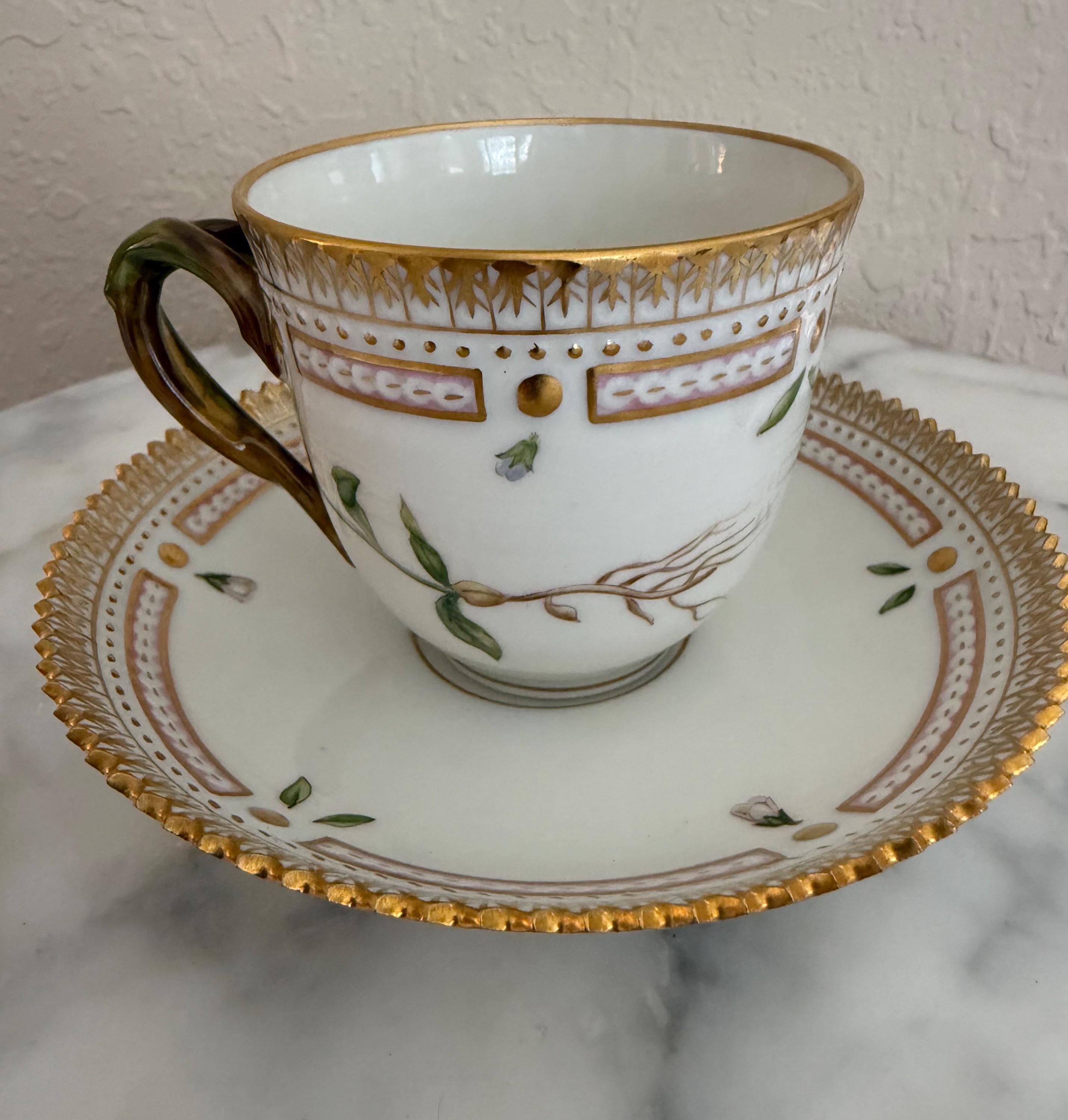 Royal Copenhagen Tazza The Con Piattino Rododendro - Tazze Te' Flora