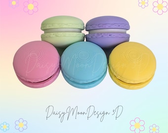 Porte-clés clic-clac Macaron Fidget | Imprimé en 3D