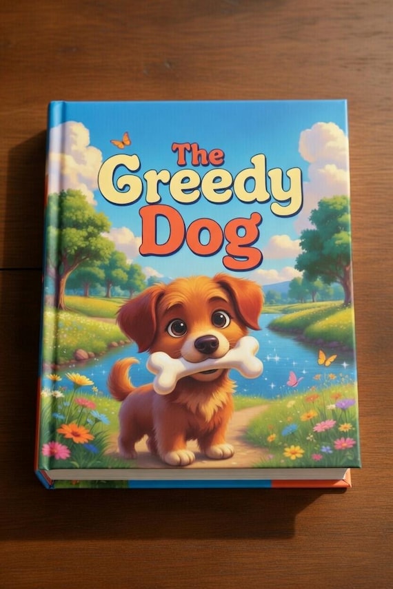 Greedy Dog Moral Story for Kids | Printable Children's Ebook PDF (Bedtime Story)
