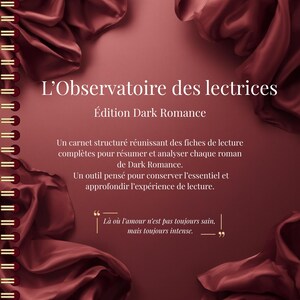 Carnet de Lecture~L'Observatoire des lectrices~Version Dark Romance
