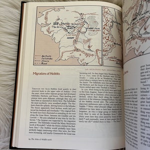 Vintage 2002 the Atlas of Middle-earth by Karen Wynn Fonstad Hardcover ...