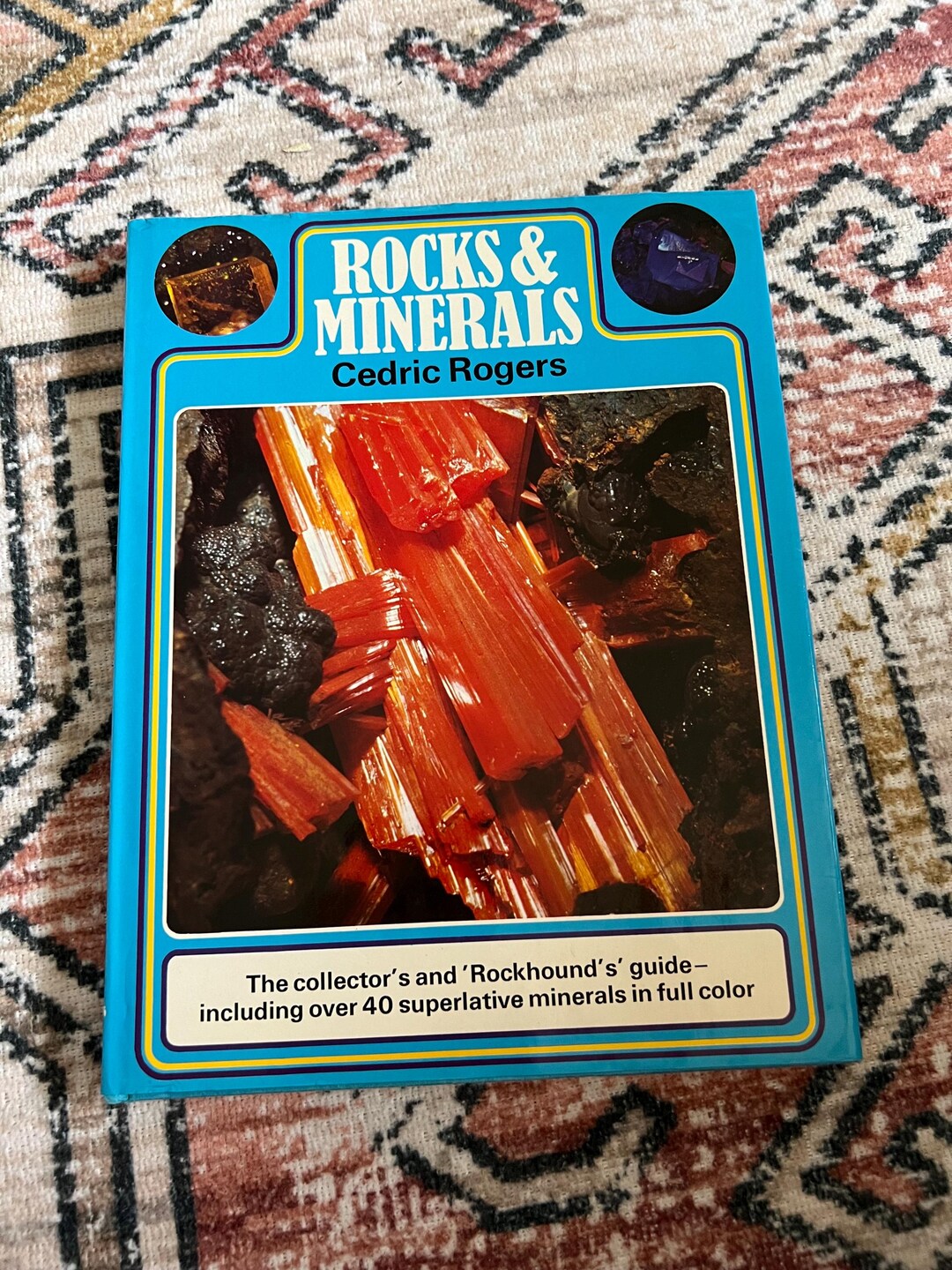 Vintage 1973 Rocks & Minerals by Cedric Rogers / Guide Geology Gemology ...