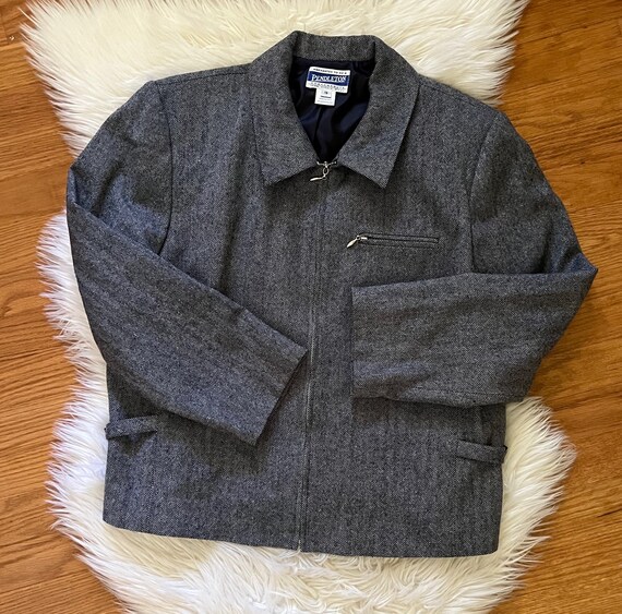 Vintage Pendleton Knockabouts Zipper Wool Jacket - image 2