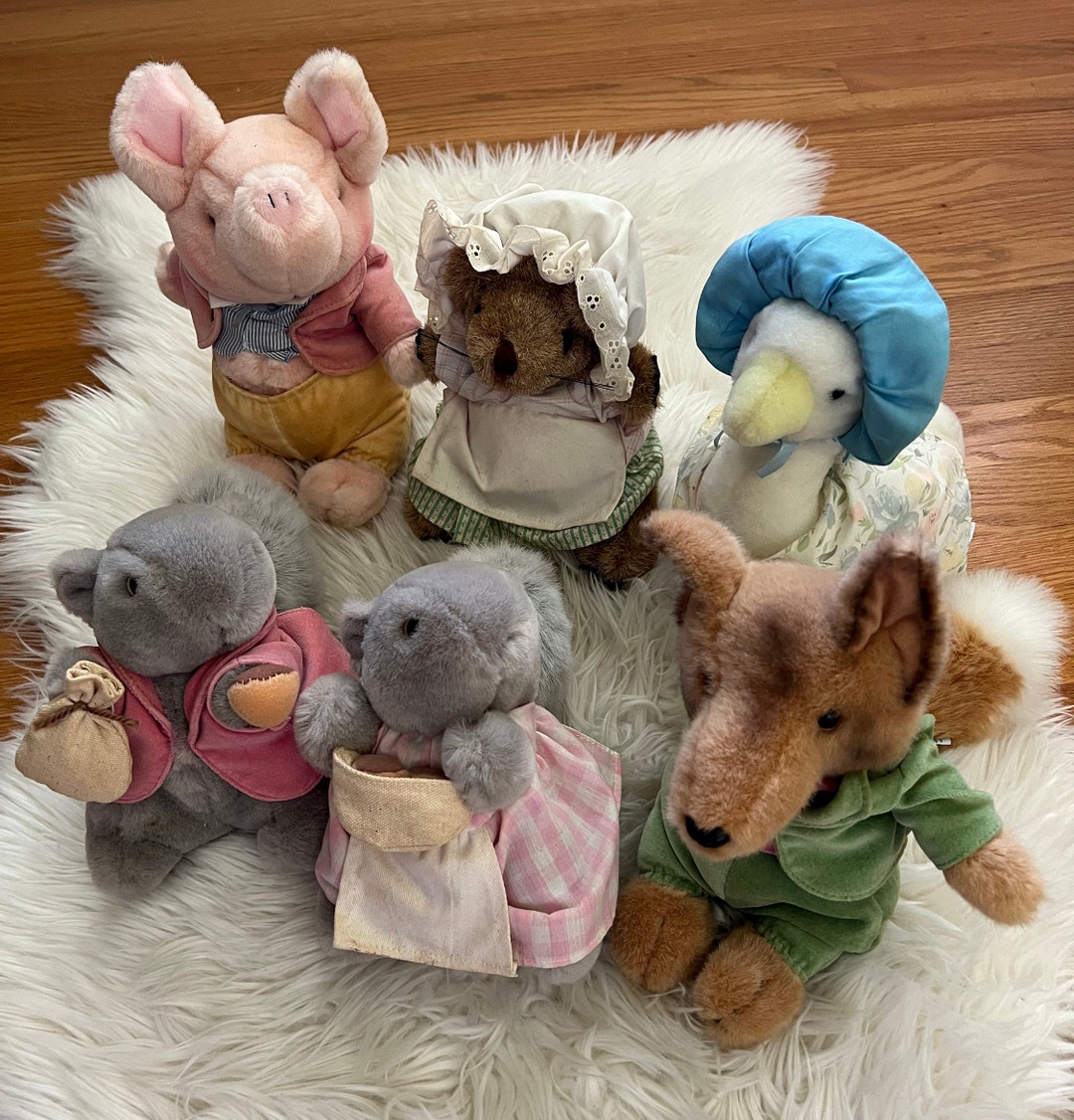 Vintage Eden Beatrix Potter Plush Stuffed Animals / Sold Separately Etsy
