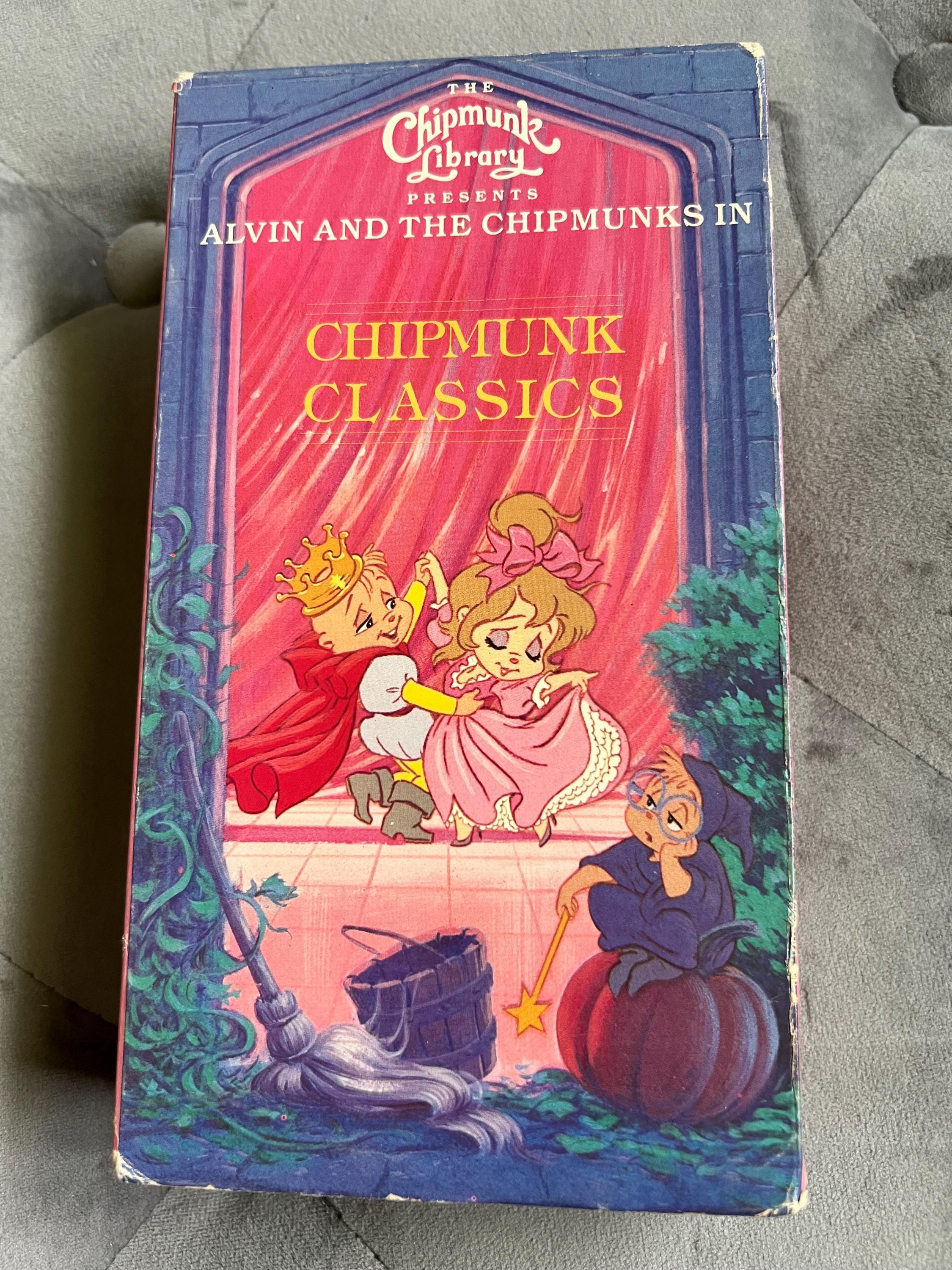Vintage 1989 the Chipmunks Library Presents Chipmunk Classics VHS - Etsy