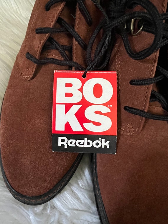 Vintage 1990s Brown Reebok Boks Boots - image 8