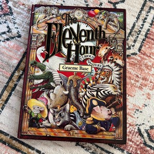 Vintage 1993 The Eleventh Hour by Graeme Base / Hardcover Book