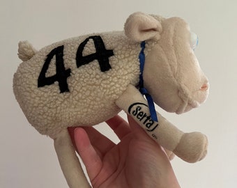 Vintage 2000 Serta Sheep Baby Plush 44 | Curto Toy Counting Sheep Promotional Mattress Stuffed Animal