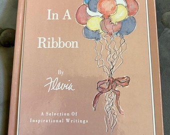 Vintage 1985 Wrapped In A Ribbon by Flavia / Hardcover Book