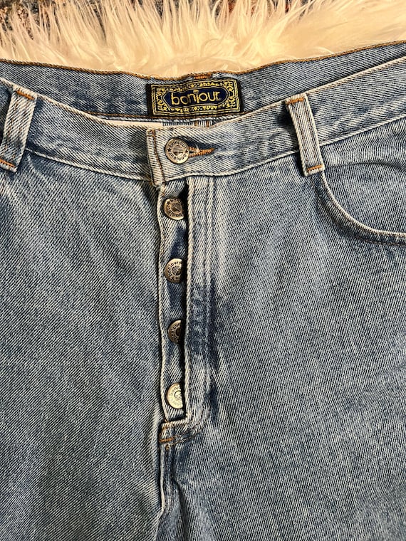 80's High Waist Button Fly Denim Jeans by Canyon River Blues main image 1