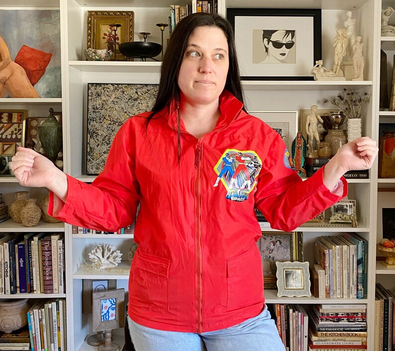 Vintage 1998 Power Rangers Rain Jacket Coat \u2014 Youth Size 14