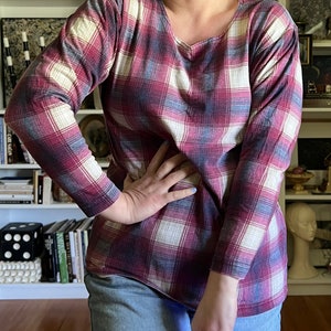 Vintage 1990s Red Plaid Shirt