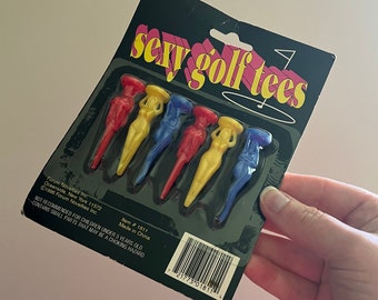 Vintage 1996 Unopened Sexy Golf Tees