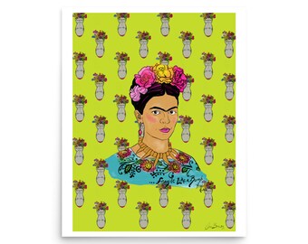 Fragile Like a Bomb | Frida Kahlo | Womens Rights | Art Print |