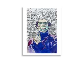 Andy Warhol Art Print. Art quotes