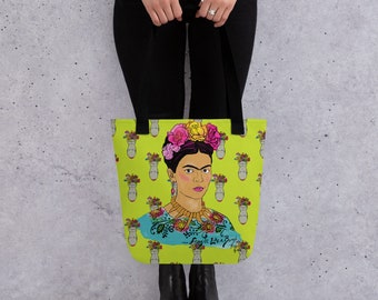 Fragile Like a Bomb | Frida Kahlo | Women's Rights | Tote bag | Reusable Shopping Bag