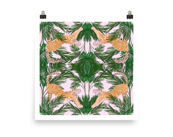 Tiger Stretch Tile Print