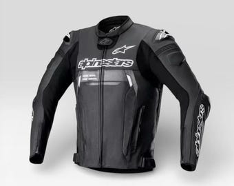 Męska skórzana kurtka motocyklowa Alpinestars | Ochronny sprzęt motocyklowy