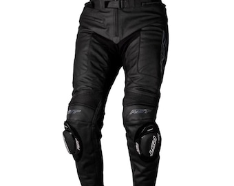 Spodnie motocyklowe RST Leather Racing: opancerzone, z certyfikatem CE, suwaki, odzież ochronna dla motocyklistów