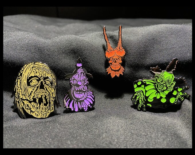 Taffy T. Clown Presents Issue 4 Limited Edition Glow-In-The-Dark Pin Set Series 1
