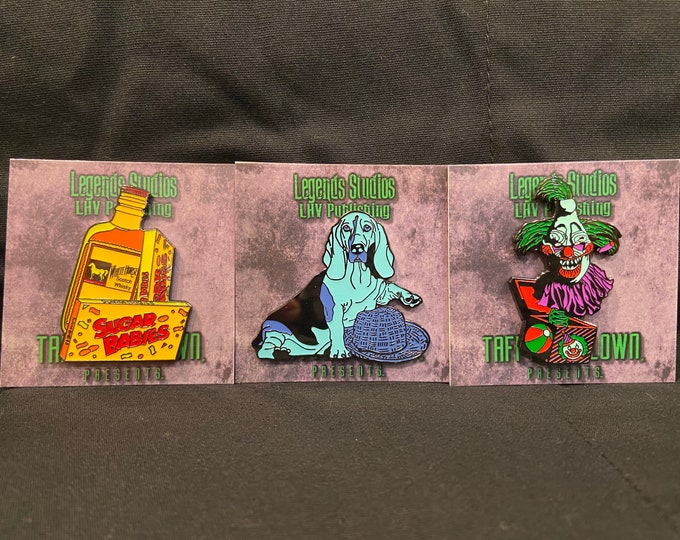 Taffy T. Clown Presents Issue 6 Series 3 Enamel Pin Set