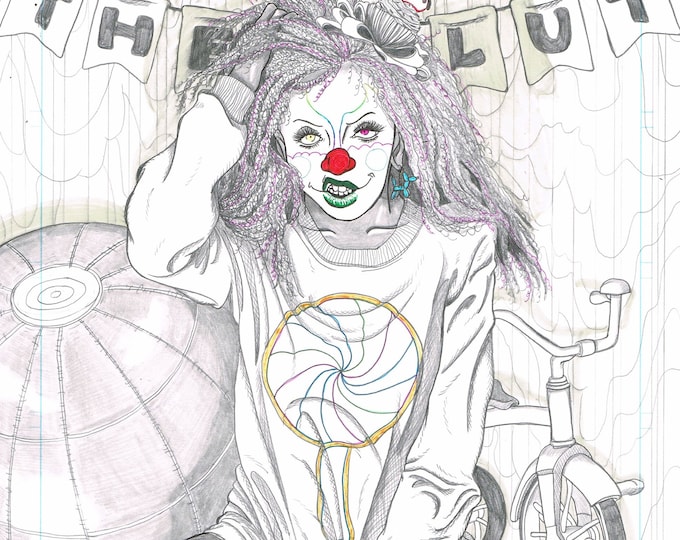 Taffy T. Clown Presents Issue 5 Variant Cover Original Art