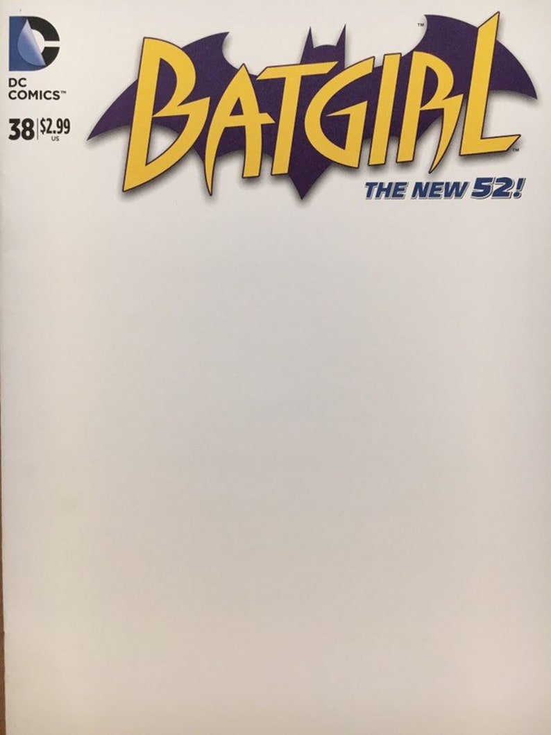 Batgirl Issue 38 Sketch Cover Commission Great Gift Idea!