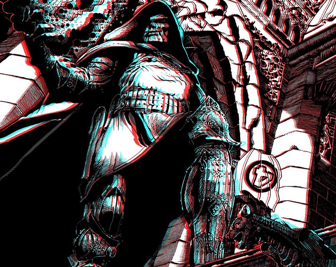 Dr. Doom 3D 11 x 17” Poster with 3D Glasses