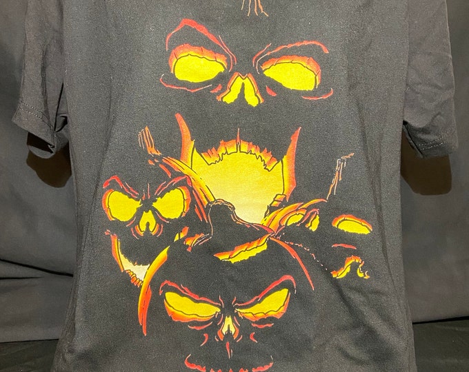 Skull-O-Lanterns T-shirt Black Medium