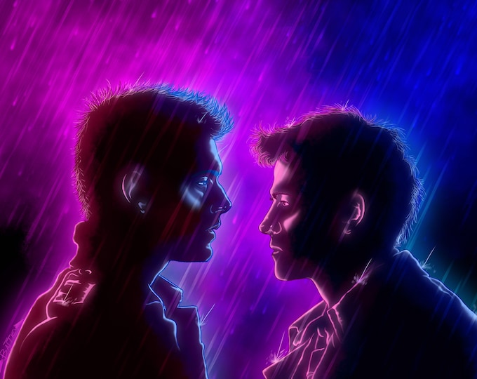 Supernatural; Dean Winchester & Castiel: Destiel Stare Poster